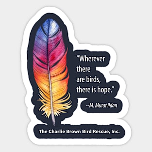 CB Hope Feather 3 Sticker